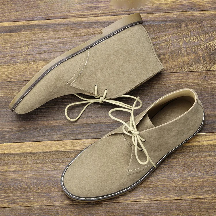 Stylish suede chukka boots for men, comfortable and elegant