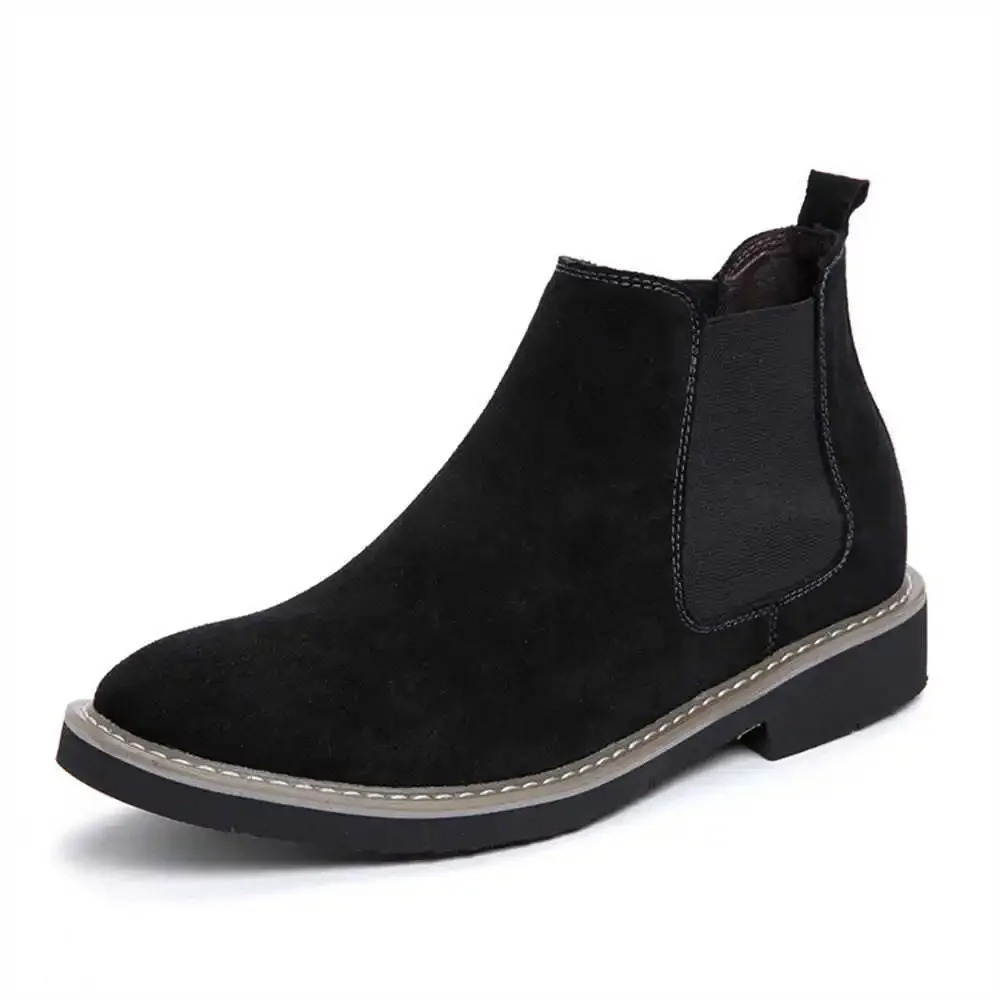 Men's suede chukka boots, classic Chelsea ankle boots