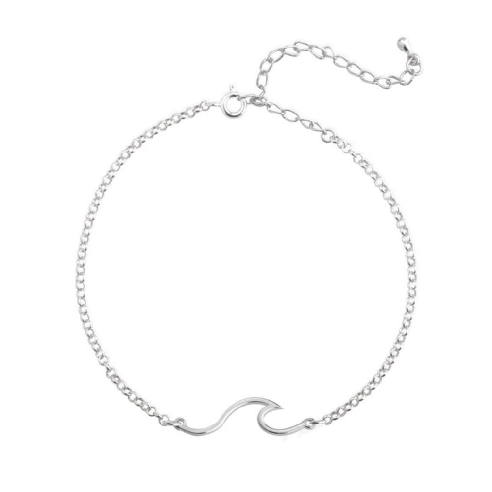 Sea wave anklet