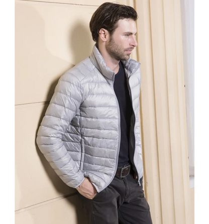 Men's quilted transition jacket - Lightweight, insulated, casual