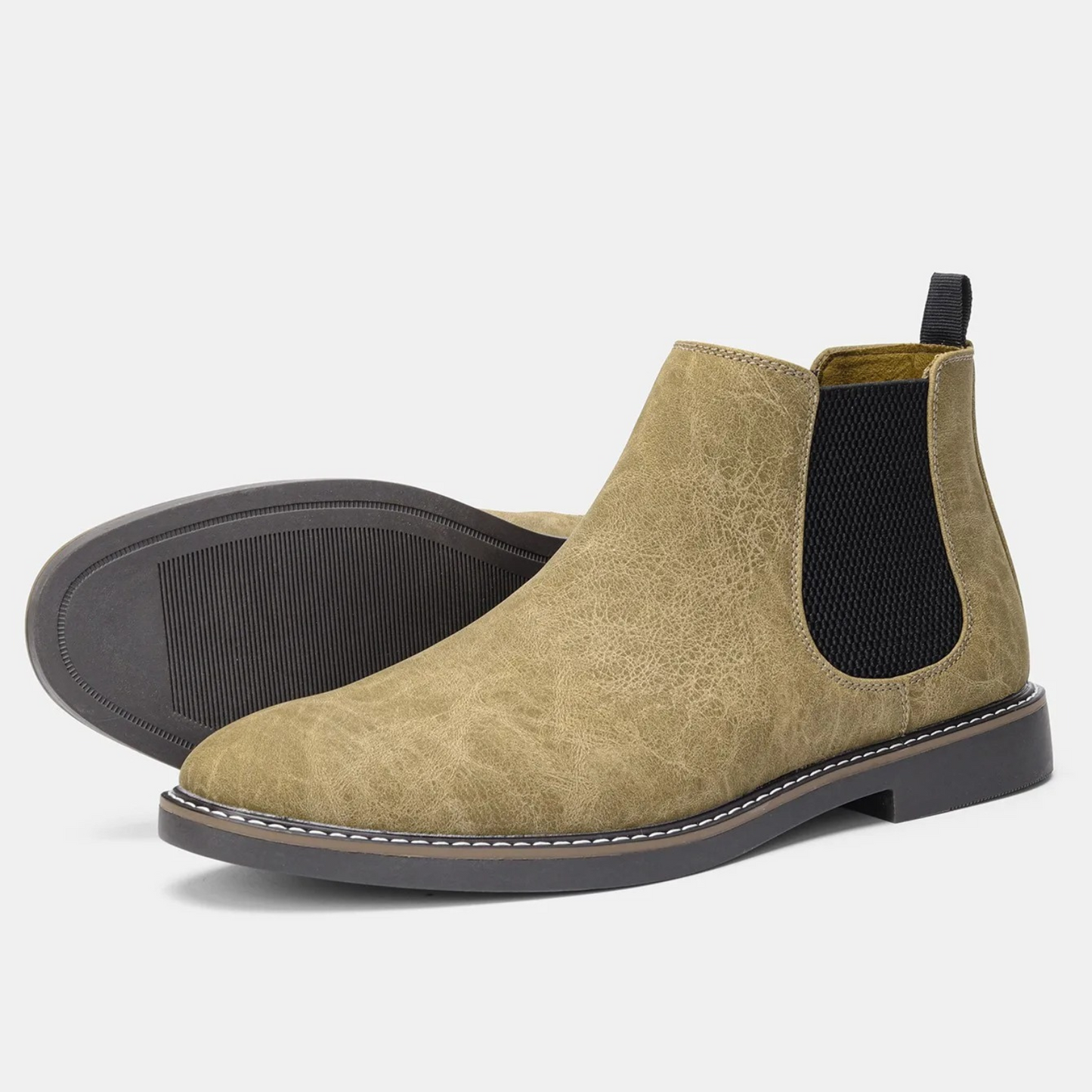 Elegant men's Chelsea boots with non-slip sole