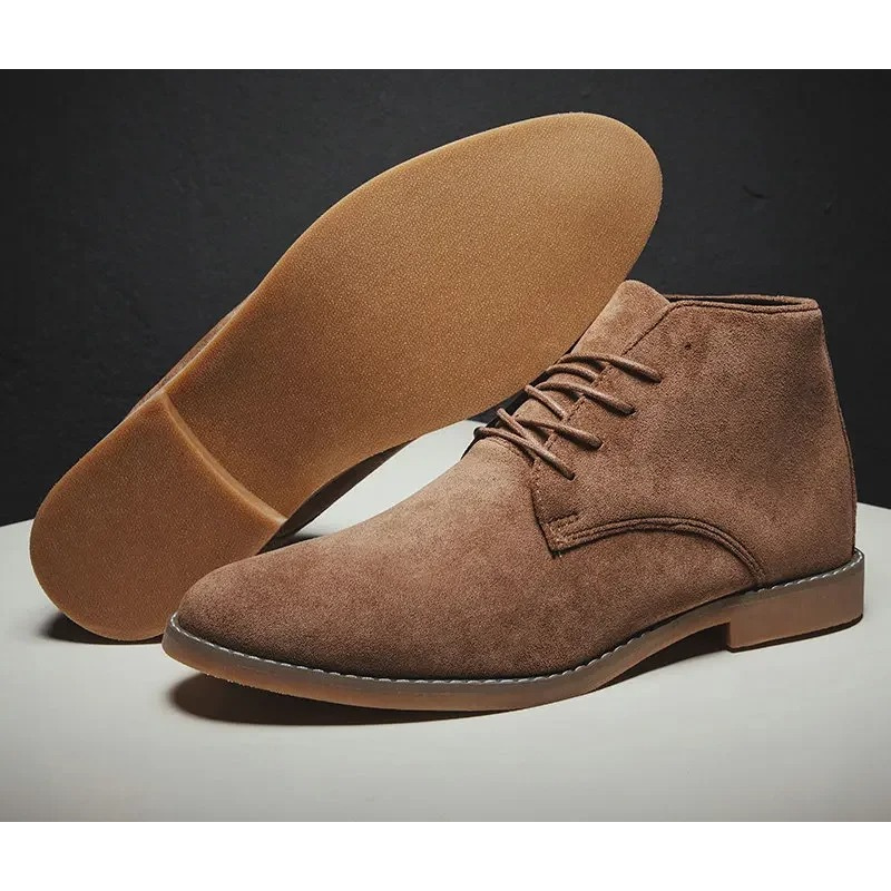 Classic suede chukka boots for men, comfortable and stylish