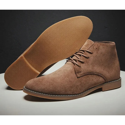 Classic suede chukka boots for men, comfortable and stylish