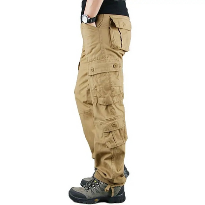 Cargo trousers for men - Military leisure trousers with pockets, robust quality