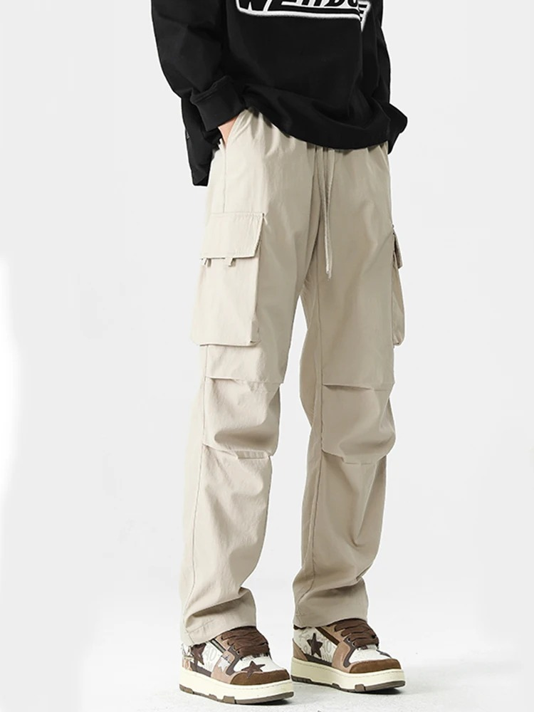 Cargo trousers for men - Wide leisure trousers with side pockets, comfortable fit