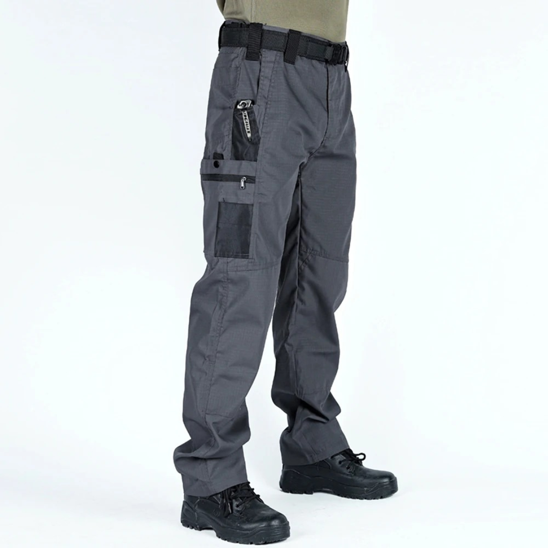 Cargo trousers for men - Robust work trousers with pockets, reinforced knees