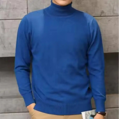 Turtleneck jumper men - Cosy turtleneck jumper in fine knit