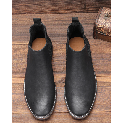 Chelsea boots for men with comfortable insole and non-slip sole