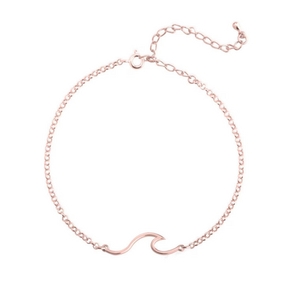 Sea wave anklet