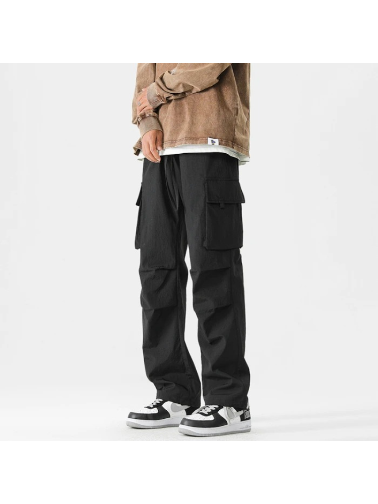 Cargo trousers for men - Wide leisure trousers with side pockets, comfortable fit