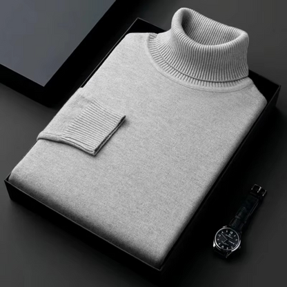 Turtleneck jumper for men- Soft turtleneck jumper in premium knitwear