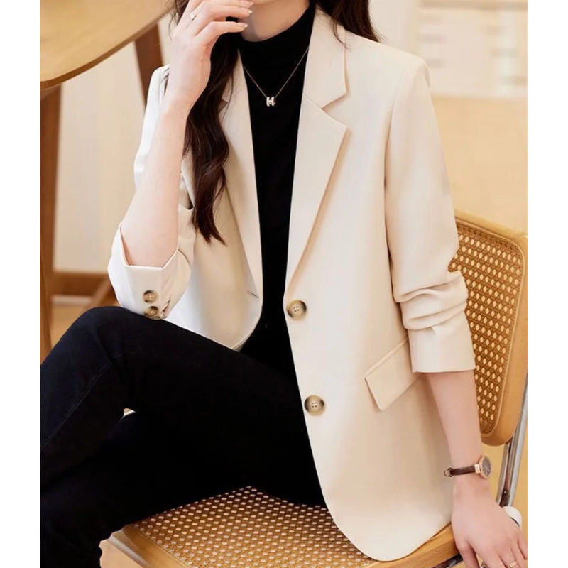 Elegant Ladies Blazer With Double Button Closure