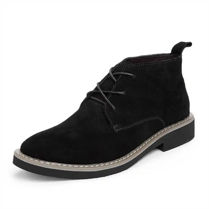 Men's suede chukka boots, classic Chelsea ankle boots