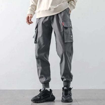 Cargo trousers - men's cargo trousers with pockets, slim fit, streetwear joggers