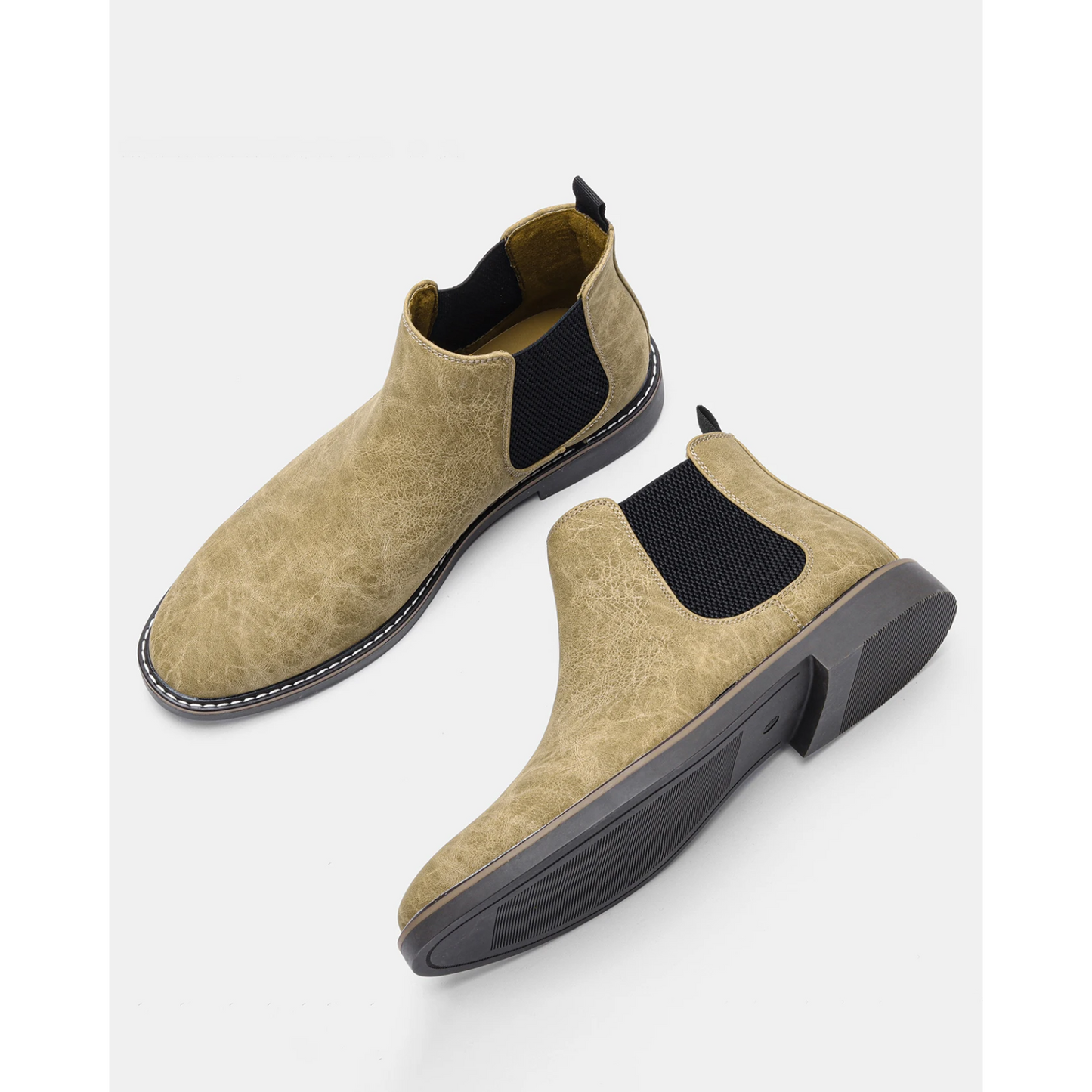 Elegant men's Chelsea boots with non-slip sole