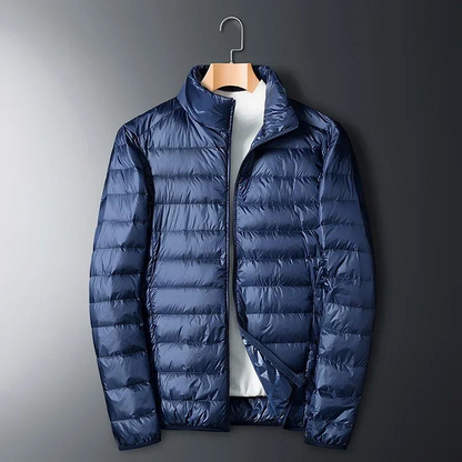 Men's quilted transition jacket - With hood, Lightweight, Casual