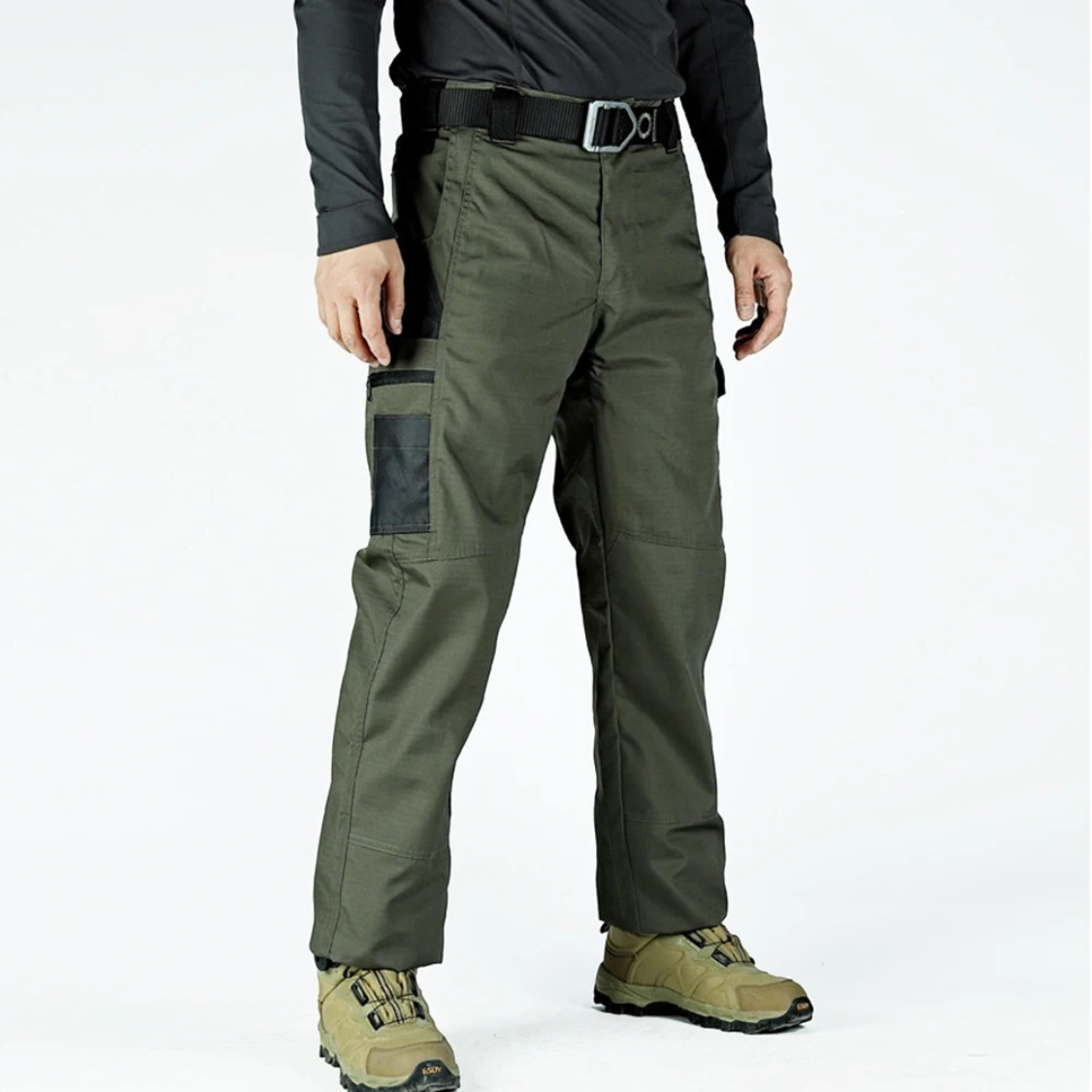 Cargo trousers for men - Robust work trousers with pockets, reinforced knees