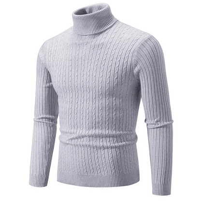 Turtleneck jumper men | Soft knit slim fit jumper