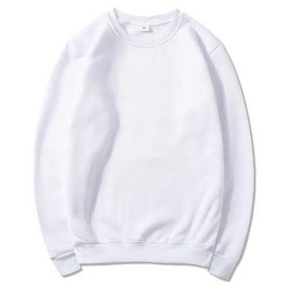 Basic Sweatshirt With Round Neck For Everyday Comfort - Women's Sweater