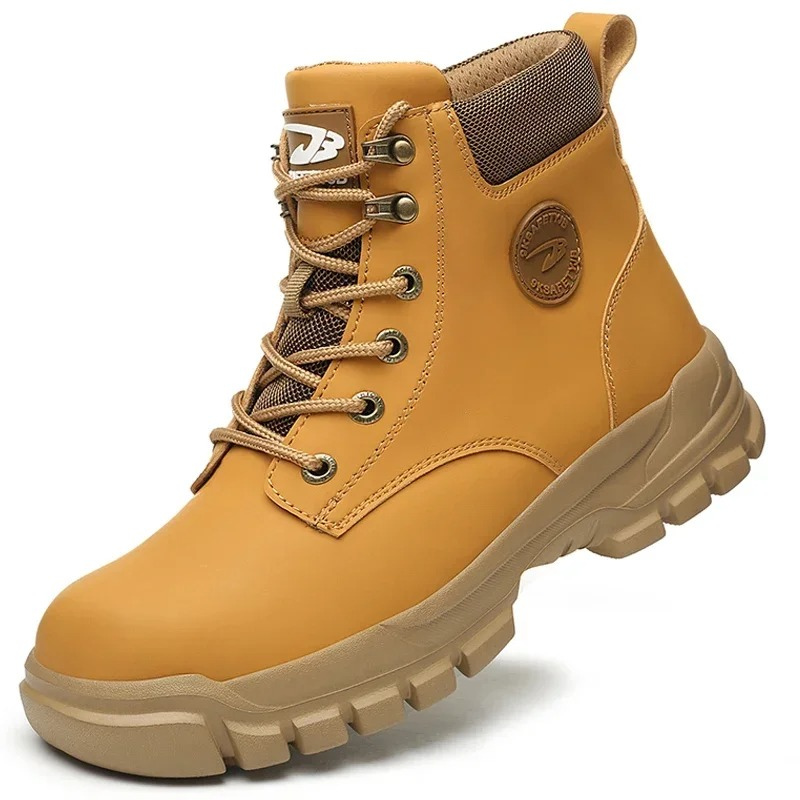 Men's boots with waterproof upper and padded sole