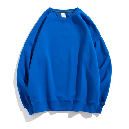 Basic Sweatshirt With Round Neck For Everyday Comfort - Women's Sweater