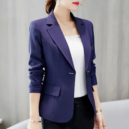 Stylish Women's Blazer With Ankle Button Closure