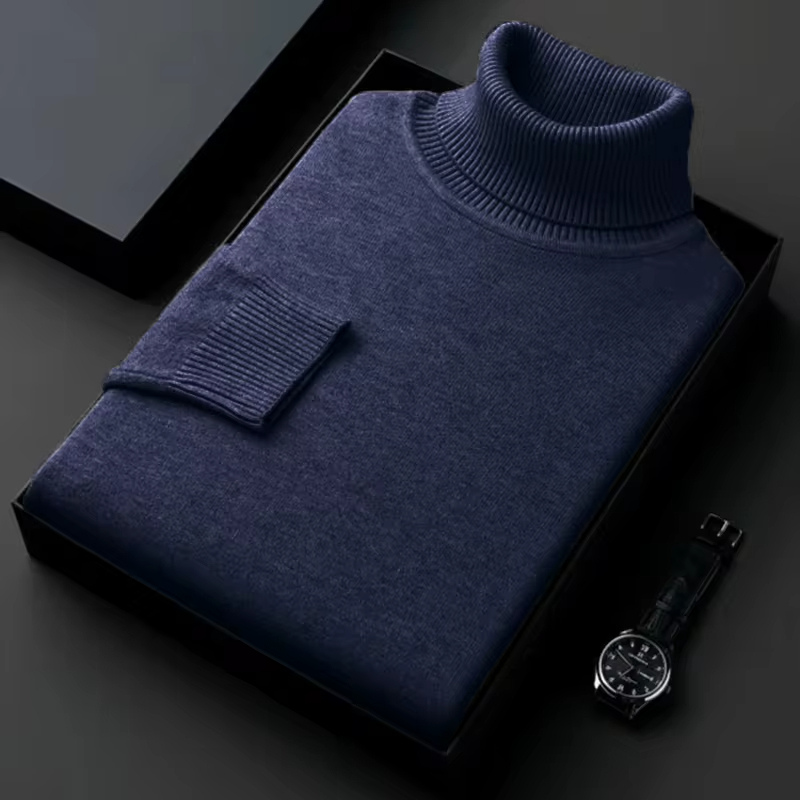 Turtleneck jumper for men- Soft turtleneck jumper in premium knitwear