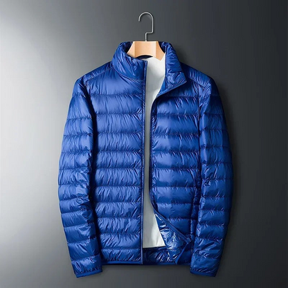 Men's quilted transition jacket - With hood, Lightweight, Casual