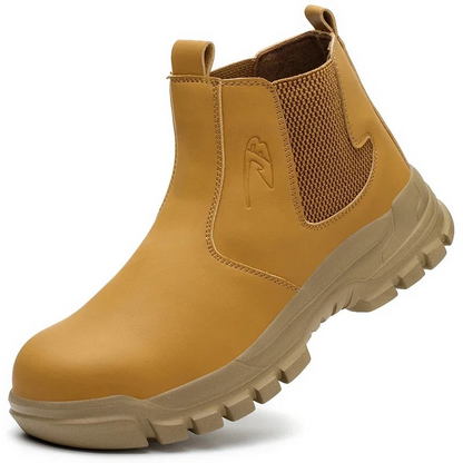 Men's boots with waterproof upper and padded sole