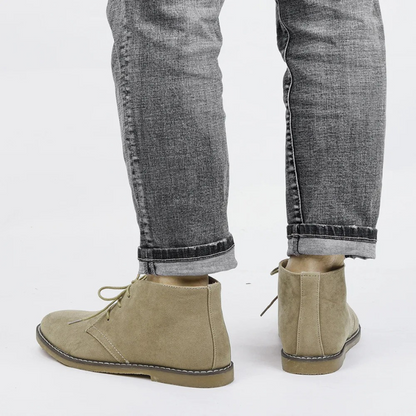 Stylish suede chukka boots for men, comfortable and elegant