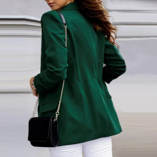 Chic Women's Long-Sleeved Blazer - Perfect For Any Occasion