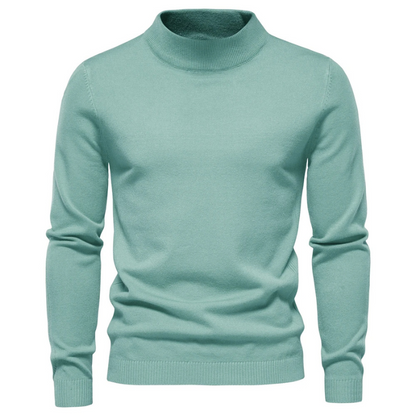 Turtleneck jumper men | Fashionable slim fit knitted jumper