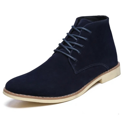 Comfortable suede chukka boots for men, non-slip ankle boots