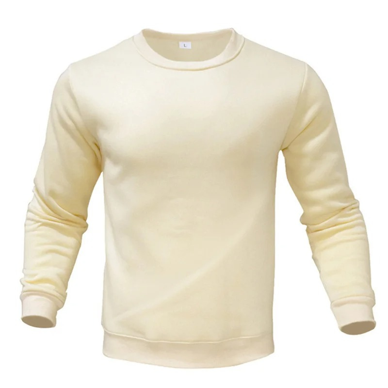 Men's sweater, round neck long sleeve casual jumper