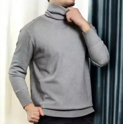 Turtleneck jumper men - Cosy turtleneck jumper in fine knit