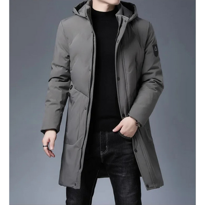 Men's parka winter jacket windproof and warm for the winter