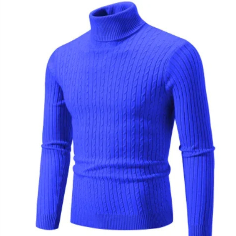 Turtleneck jumper men | Soft knit slim fit jumper