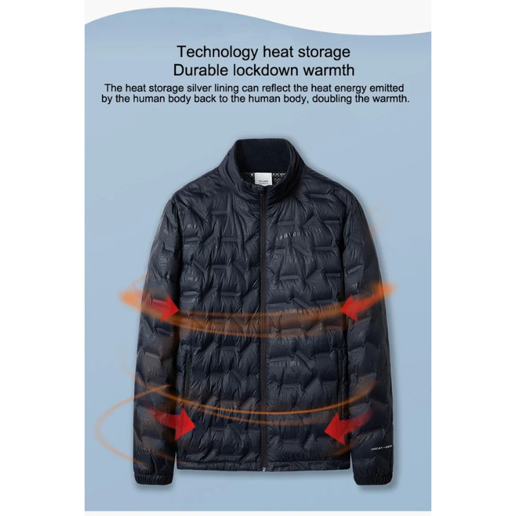 Men's quilted transition jacket - Lightweight, insulated, casual