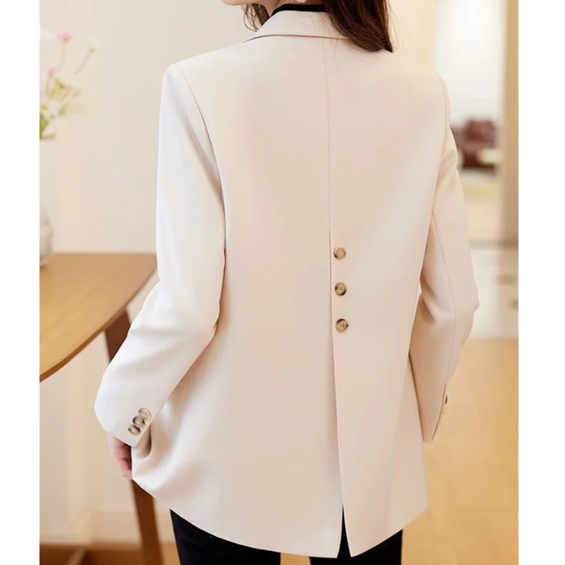 Elegant Ladies Blazer With Double Button Closure