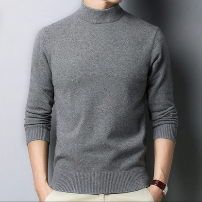 Men's turtleneck jumper - Classic turtleneck jumper for everyday wear and the office