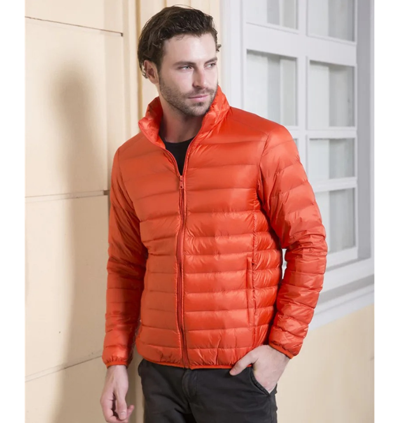 Men's quilted transition jacket - Lightweight, insulated, casual