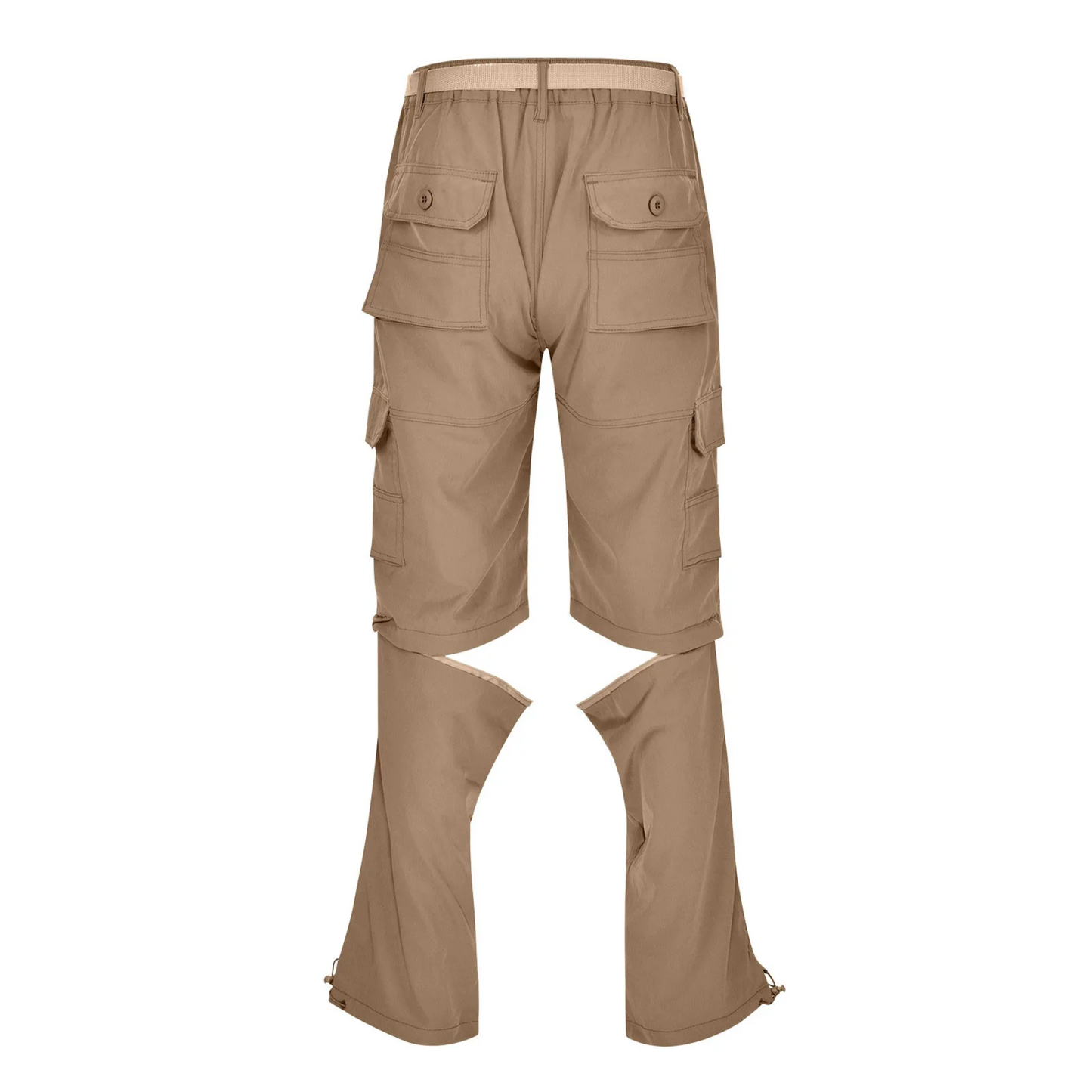 Cargo trousers men - Breathable outdoor trousers with pockets, adjustable leg cuffs