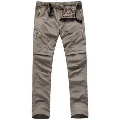 Cargo trousers for men Detachable outdoor trousers with zip pockets