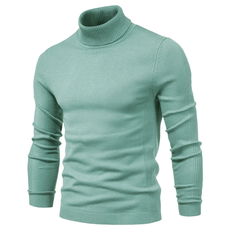 Turtleneck jumper men | Fashionable slim fit knitted jumper