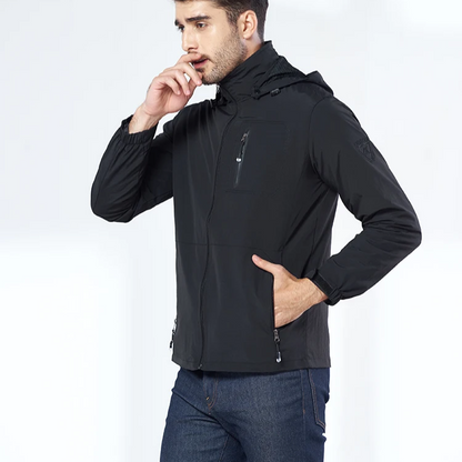 Men's mackintosh Waterproof Lightweight with hood and pockets