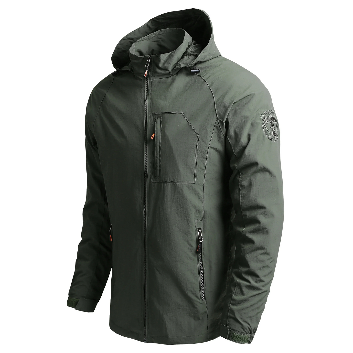 Men's mackintosh Lightweight waterproof with hood for trekking