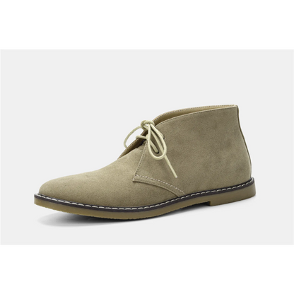 Stylish suede chukka boots for men, comfortable and elegant