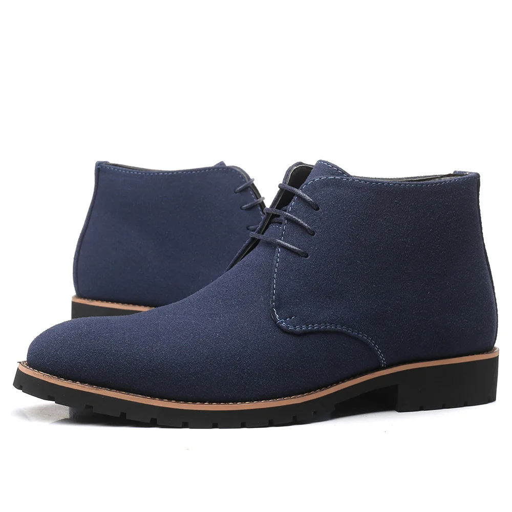 Stylish suede chukka boots for men, durable ankle boots