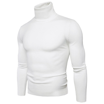 Turtleneck jumper men - Slim fit, Soft knit, Warm, Casual wear