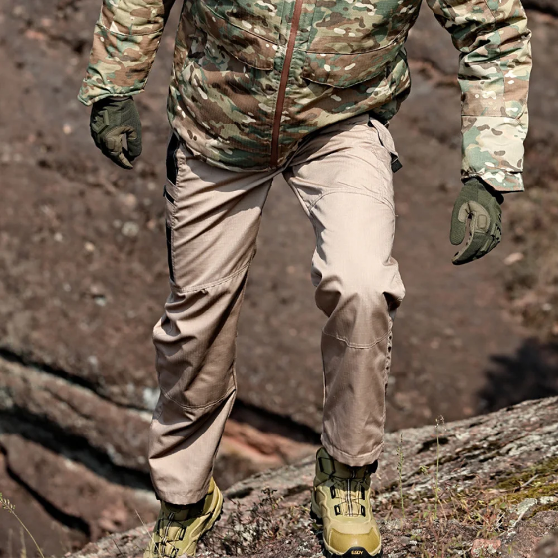 Cargo trousers for men - Robust work trousers with pockets, reinforced knees